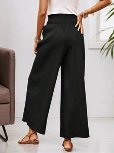 Coastal Breeze High Waisted Wide Leg Pant