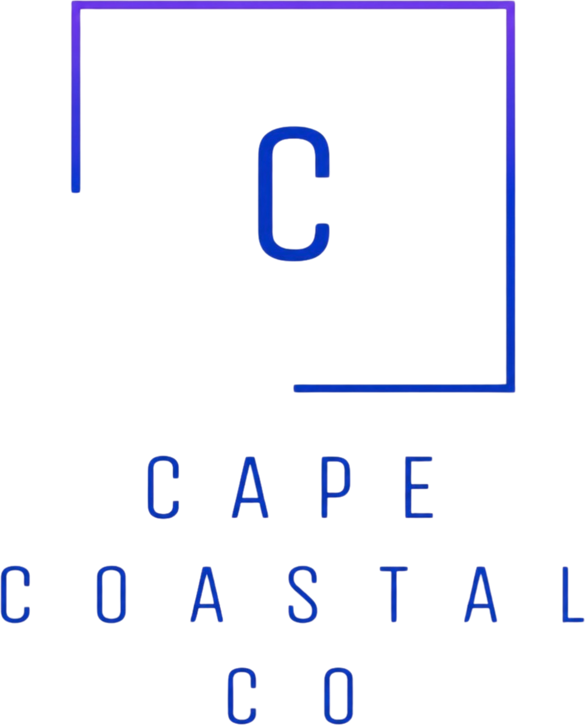Cape Coastal Co Collection Hooded Sweatshirt- Purple Gradient