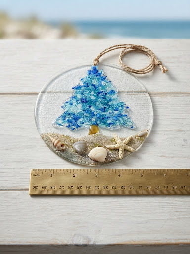 Sea Glass Suncatcher Tree Ornament