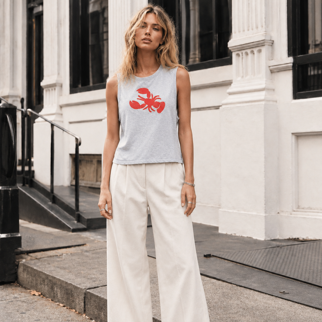Sleeveless Seaside Lobster Tank