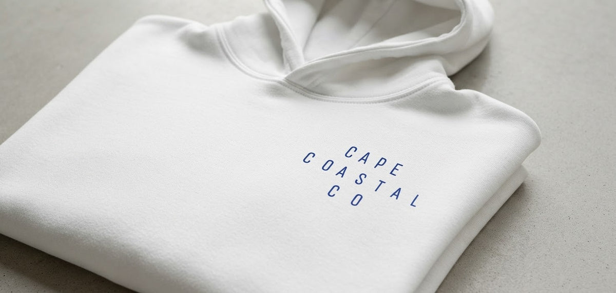Cape Coastal Co Collection Hooded Sweatshirt- Purple Gradient