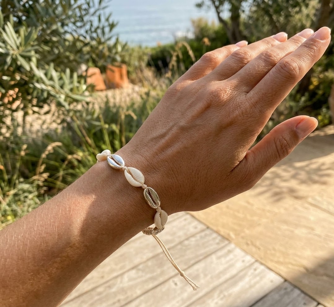 Marina Shell Cord Braclet