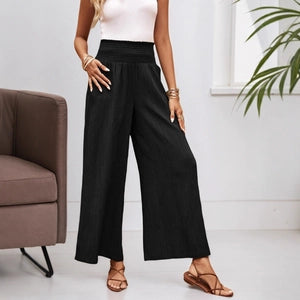 Coastal Breeze High Waisted Wide Leg Pant