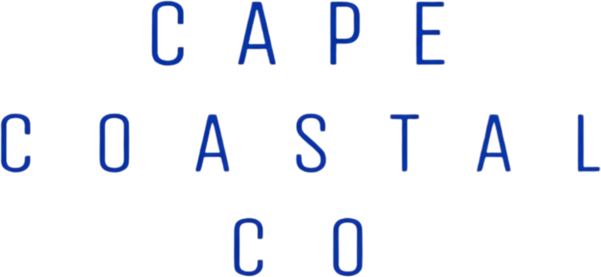 Cape Coastal Co Collection Wordmark Short Sleeve Boxy T-shirt