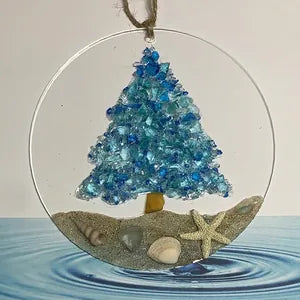 Sea Glass Suncatcher Tree Ornament